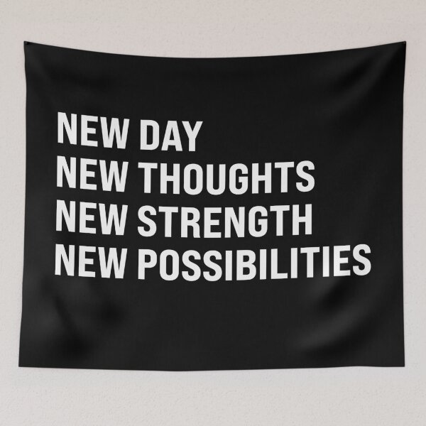 Item preview, New Day New Thoughts New Strength New Possibilities designed and sold by MO DESIGNS.