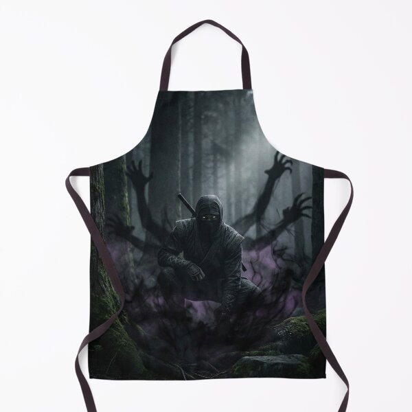 Item preview, Shadowborne Ninja in Cursed Forest – Dark Japanese Warrior Art | Mori no Akari designed and sold by Mori-no-Akari.