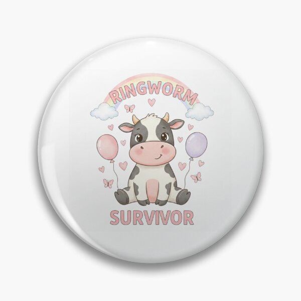 Item preview, Cow ringworm survivor funny gag adult humor novelty meme designed and sold by CheeseBlueprint.