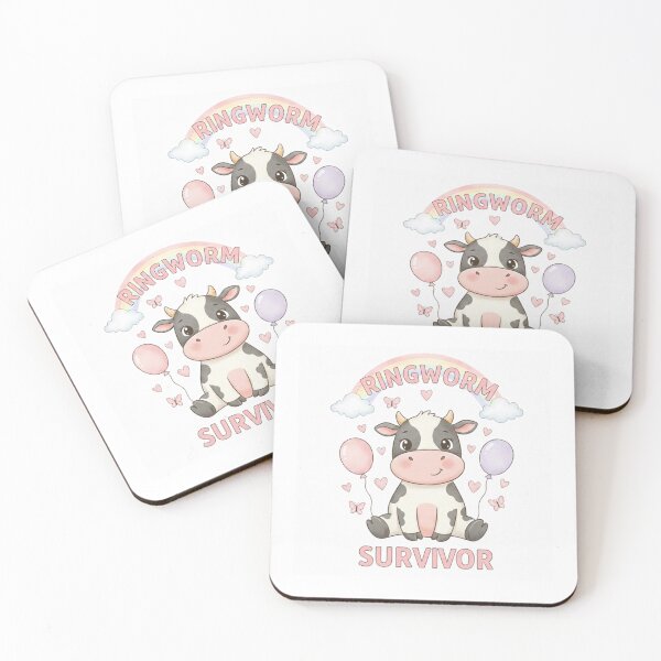 Item preview, Cow ringworm survivor funny gag adult humor novelty meme designed and sold by CheeseBlueprint.