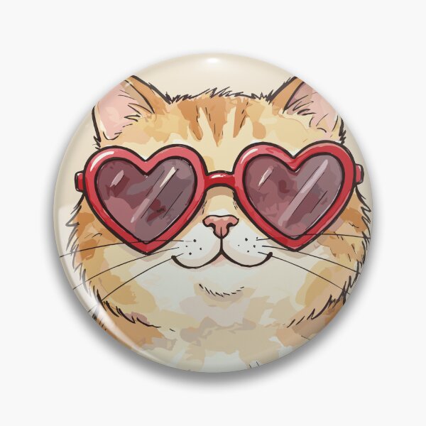Item preview, Cherry Aesthetic: Red-Rimmed Kitty Specs designed and sold by bapupa.