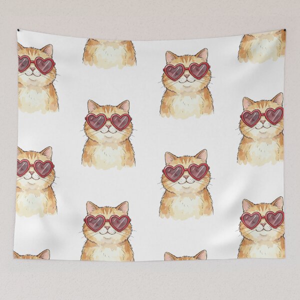Item preview, Cherry Aesthetic: Red-Rimmed Kitty Specs designed and sold by bapupa.
