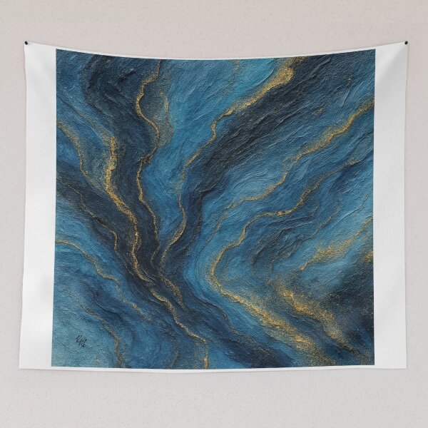 Item preview, Golden Waves designed and sold by Maruva Art.