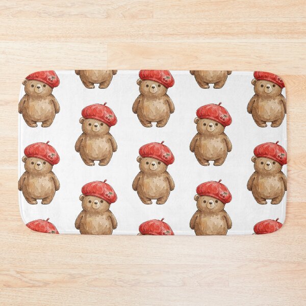 Item preview, Cherry Aesthetic: Cherry Beret Bear designed and sold by bapupa.