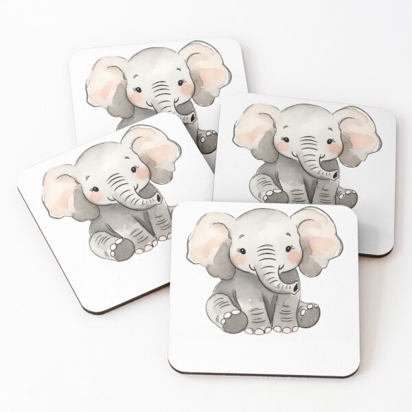 Item preview, Baby Elephant Winter Holiday Vibes designed and sold by GrumpySableye.