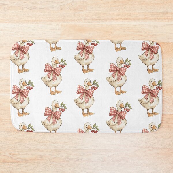 Item preview, Cherry Aesthetic: Gingham Glamour Goose designed and sold by bapupa.