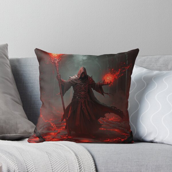 Item preview, Warlock of the Damned – Dark Fantasy Pact Magic Art designed and sold by Ferdopalec.