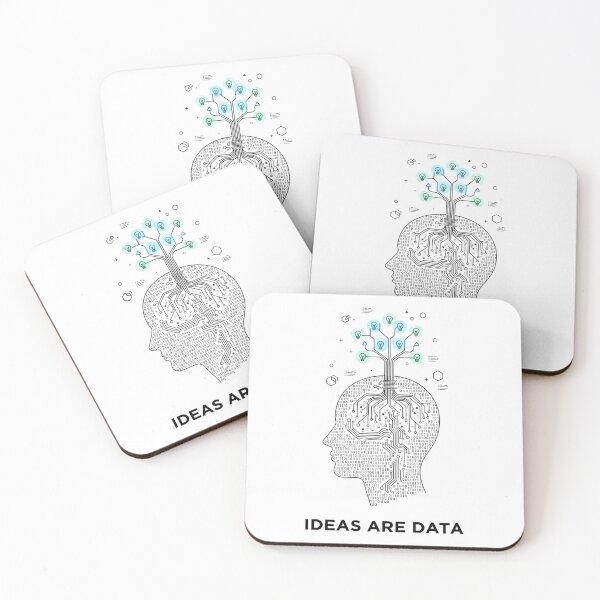 Item preview, The Cognitive Network - Ideas Are Data: The Fusion of Artificial Intelligence and Human Creativity designed and sold by Guryl Michal Designs.