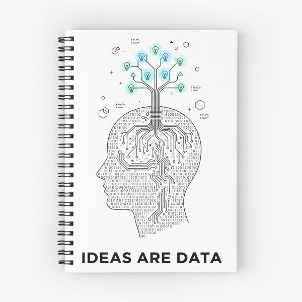 Item preview, The Cognitive Network - Ideas Are Data: The Fusion of Artificial Intelligence and Human Creativity designed and sold by Guryl Michal Designs.