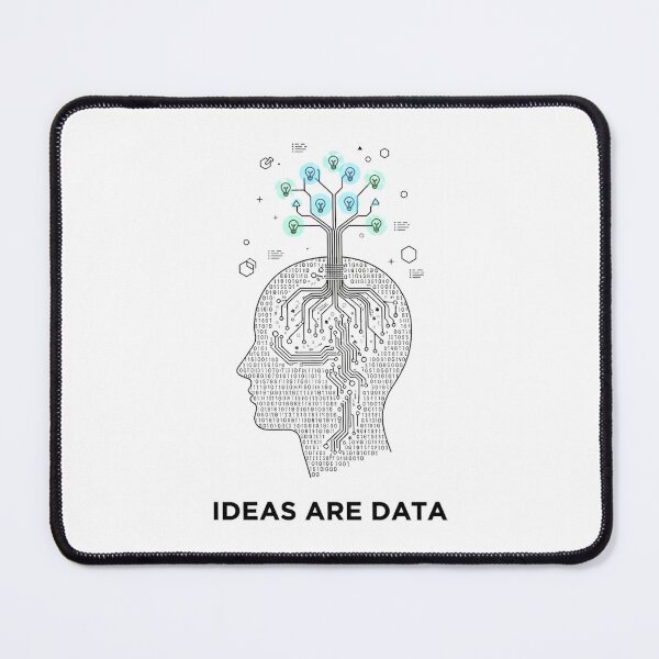 Item preview, The Cognitive Network - Ideas Are Data: The Fusion of Artificial Intelligence and Human Creativity designed and sold by Guryl Michal Designs.