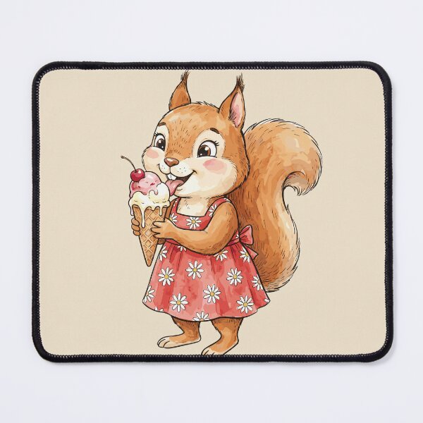 Item preview, Cherry Aesthetic: Strawberry Sundress Squirrel designed and sold by bapupa.