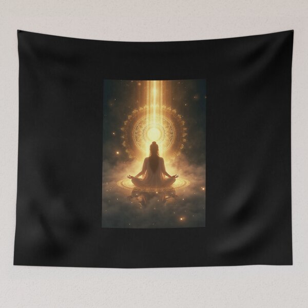 Item preview, Sacred Light Ascension – Divine Aura Energy Art designed and sold by OhmAuraArt.