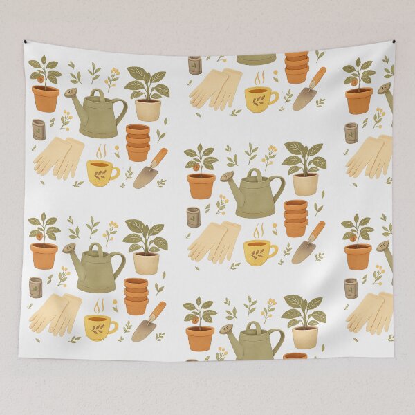 Item preview, Gardening Essentials – Cozy Plant Care Flat Lay designed and sold by thtCMRAguy.