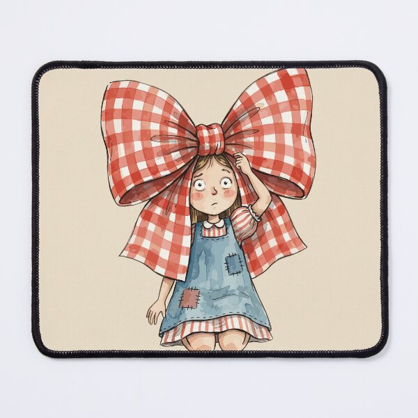 Item preview, Cherry Girl Aesthetic: The Gigantic Gingham Bow designed and sold by bapupa.