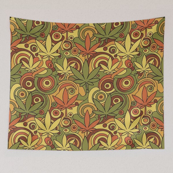 Item preview, Trippy Weed pattern designed and sold by AIEverything.