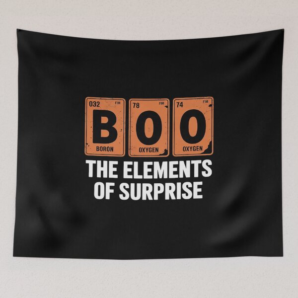 Item preview, Boo The Elements of Surprise Science Chemistry Halloween  designed and sold by RoyTill0Art.