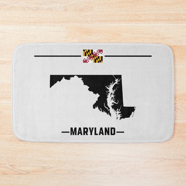 Item preview, Maryland Pride, Minimalist State Map & Heritage Flag designed and sold by mashmosh.