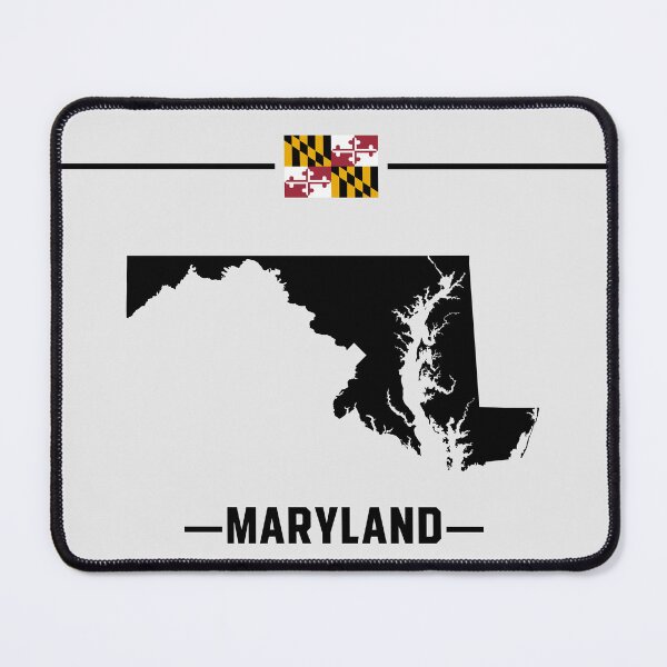Item preview, Maryland Pride, Minimalist State Map & Heritage Flag designed and sold by mashmosh.