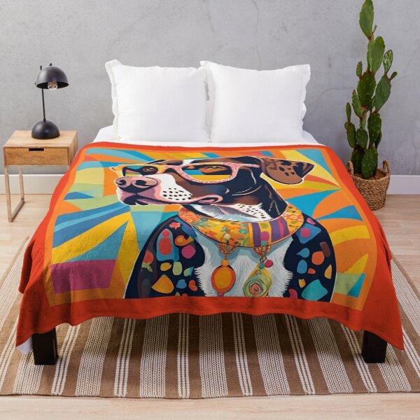 Item preview, Cool GSP in Sunglasses – Colorful Matisse-Style German Shorthaired Pointer Art designed and sold by Kmcantley.
