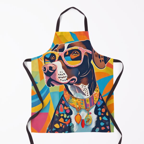 Item preview, Cool GSP in Sunglasses – Colorful Matisse-Style German Shorthaired Pointer Art designed and sold by Kmcantley.