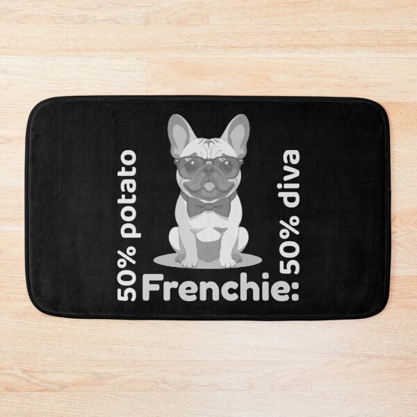 Item preview, French Bulldog Design Black and White – Cute Funny Frenchie Shirt, Sticker & Gift Idea designed and sold by NeutronDesign.
