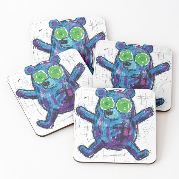Item preview, Homybear Neo-Expressionist Scribble Bear Art designed and sold by homybear.