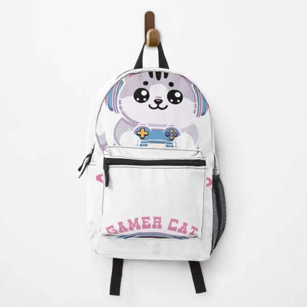 Item preview, Gamer Cat Logo – Cute Gaming Kitty with Headphones designed and sold by ArtiFize Store.