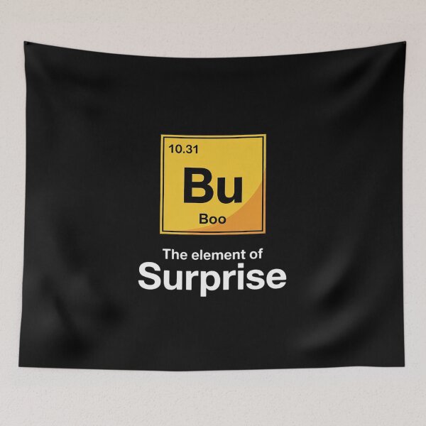 Item preview, Bu Boo The Element of Surprise Periodic Table Halloween  designed and sold by RoyTill0Art.