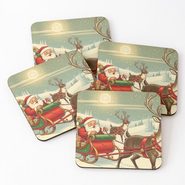 Item preview, Cute Christmas Reindeer Wall Art Poster designed and sold by RadiantGraphics.