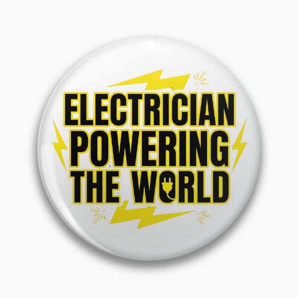 Item preview, Electrician Powering the World – Skilled Trade Design designed and sold by DreamyDesigns17.