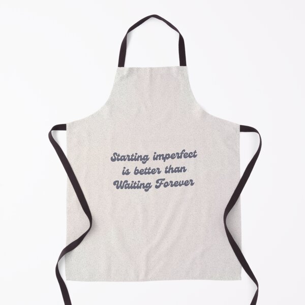 Item preview, Begin Imperfectly – Minimal Motivational Quote designed and sold by TracedBySun.