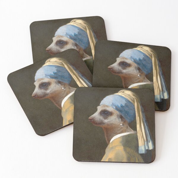 Item preview, Vermeerkat - The Meerkat With A Pearl Earring designed and sold by letitrip.
