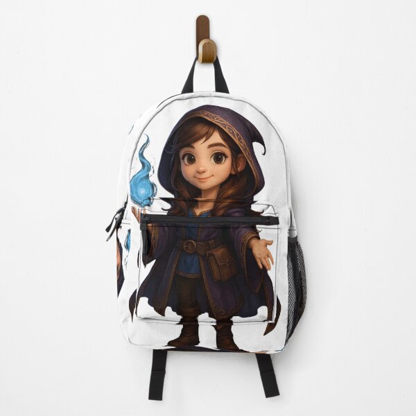 Item preview, Cute Fantasy Wizard Girl – Magical Sorceress Character Illustration designed and sold by shikuldo7.