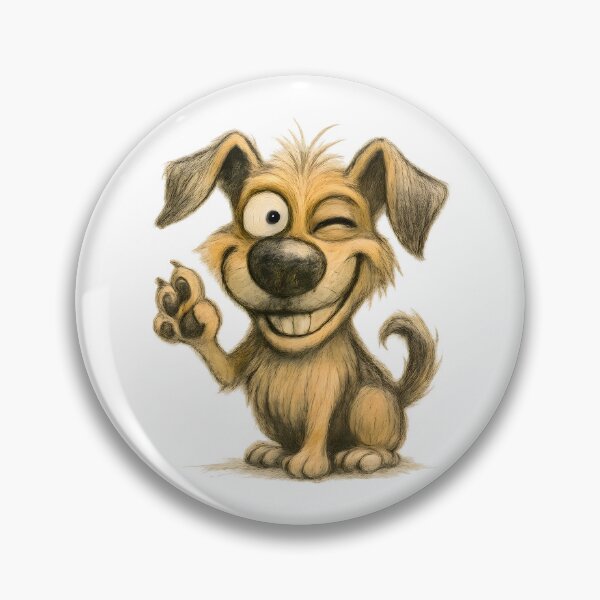 Item preview, Funny Winking Dog designed and sold by Yomere.