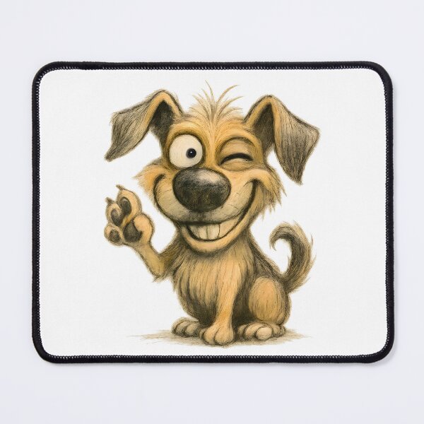 Item preview, Funny Winking Dog designed and sold by Yomere.