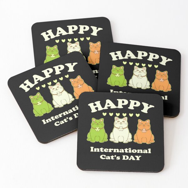 Item preview, Happy International Cat Day designed and sold by MOFAPPAREL.