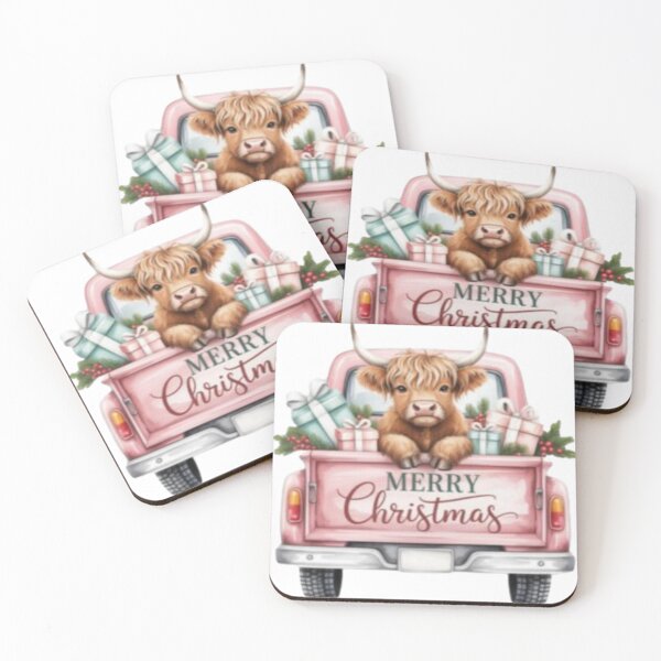 Item preview, Xmas truck with holy cow and presents designed and sold by szydelkowanika.