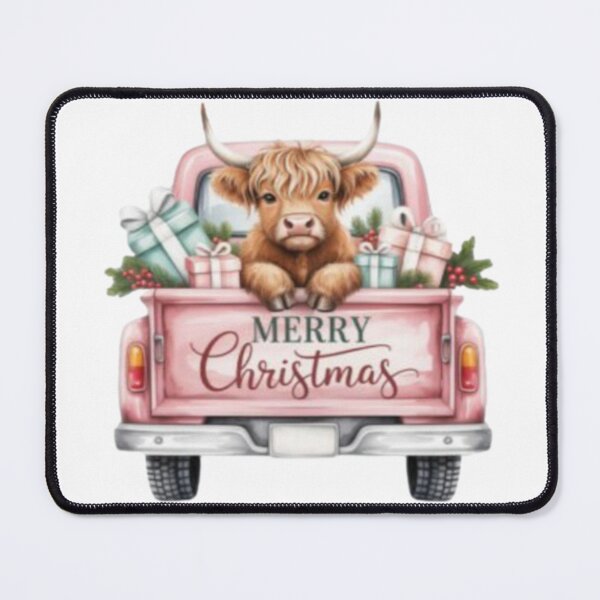 Item preview, Xmas truck with holy cow and presents designed and sold by szydelkowanika.