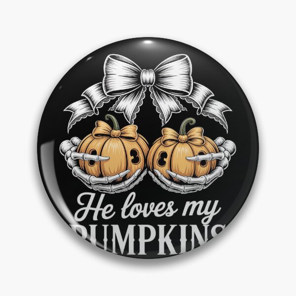 Item preview, Womens He Loves My Pumpkins I Like His Broomstick Couples Halloween  designed and sold by RuthGAArt.