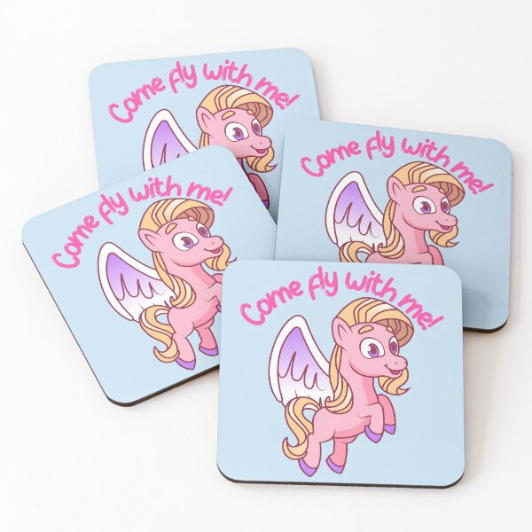 Item preview, COME FLY WITH ME! PONY Pink designed and sold by JusTiceT-shirts.