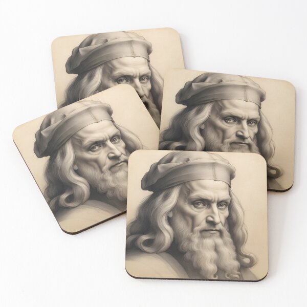 Item preview, Leonardo da Vinci designed and sold by WorldofCharcoal.