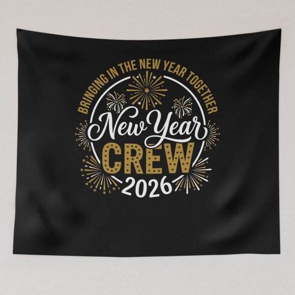 Item preview, New Year Crew 2026 Family Celebration designed and sold by FreshVibe Prints.