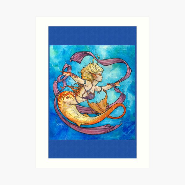 Mermaid Dancer Art Print