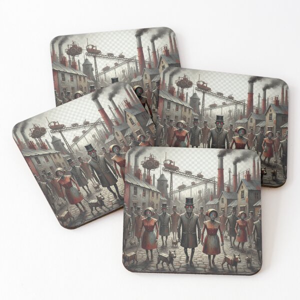 Item preview, Matchstick Mechs: Industrial Automaton Landscape designed and sold by MikeHawkinWorld.