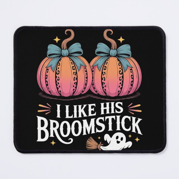 Item preview, Womens I Like His Broomstick He Love My Pumpkins Couples Halloween  designed and sold by RuthGAArt.
