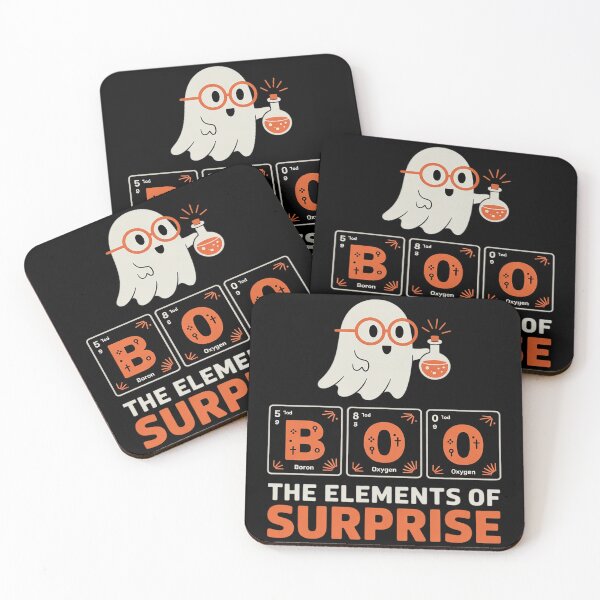 Item preview, Chemistry Boo The Element Of Surprise Cute Chemist Halloween 8  designed and sold by RoyTill0Art.