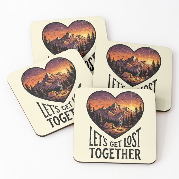 Item preview, Let’s Get Lost Together | Romantic Camping Adventure Love designed and sold by Imaginationbeyond.