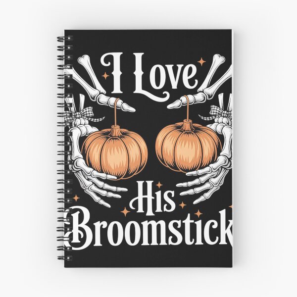 Item preview, Womens I Love His Broomstick He Likes My Pumpkins Halloween Couples designed and sold by RuthGAArt.
