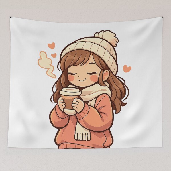 Item preview, Cozy Coffee Girl designed and sold by Prasakro.