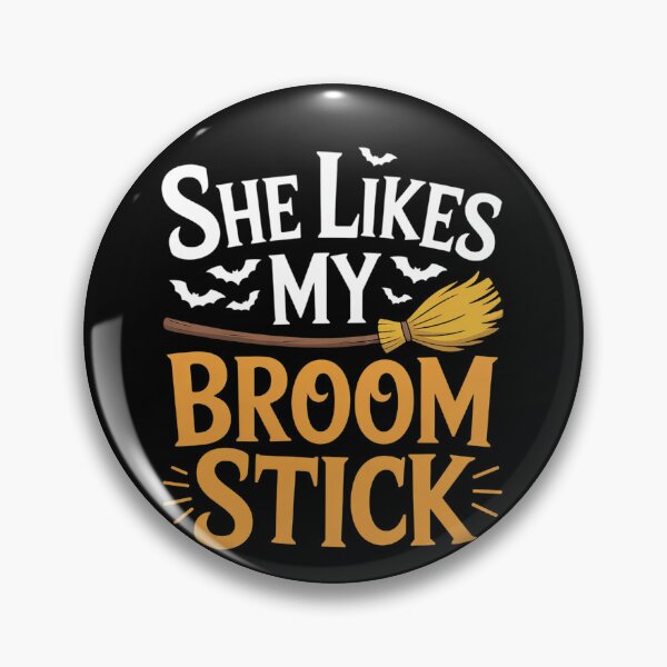 Item preview, Womens Mens She Likes My Broomstick He Likes My Pumpkins  designed and sold by RuthGAArt.